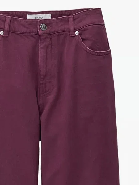 Blugi Ba&sh cu autograf violet