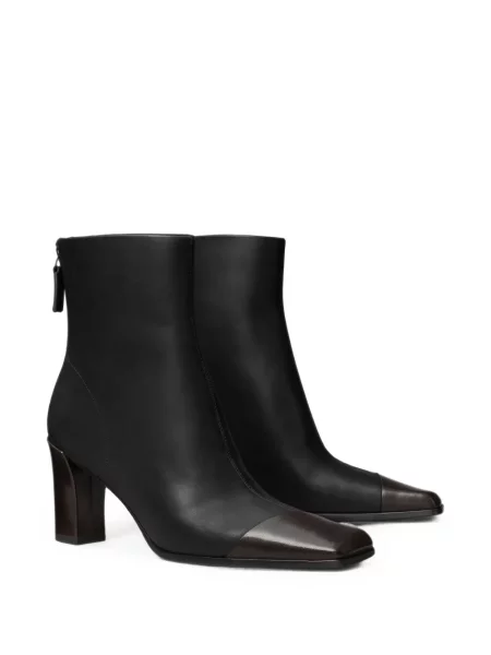 Șapcă Tory Burch cu vârf închis asimetrică negru