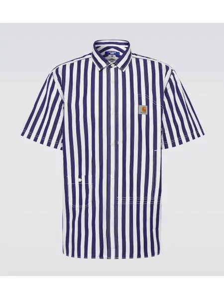 Pruhovaná košile Junya Watanabe bílá