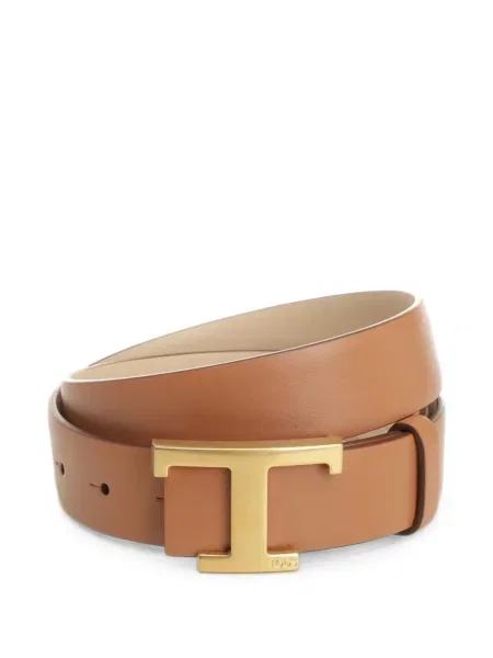 Cu centură reversibil curea Tod's din piele maro