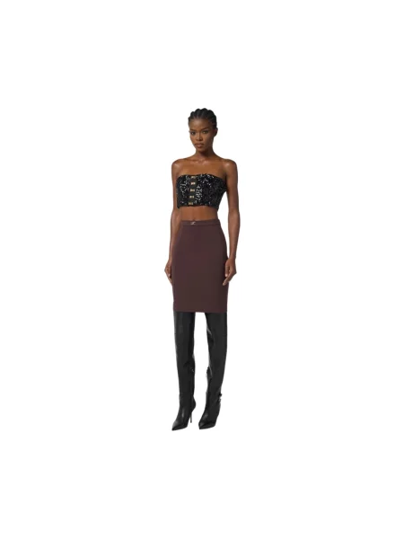 Top Elisabetta Franchi czarny
