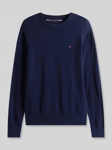 Tommy Hilfiger Sweter Granatowy niebieski