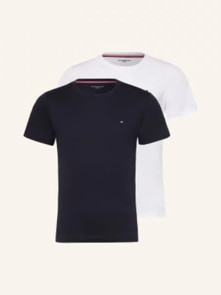 Tommy Hilfiger T-Shirt 2 Szt. blau biała
