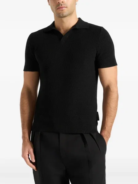 Πλεκτό polo Manière De Voir μαύρο