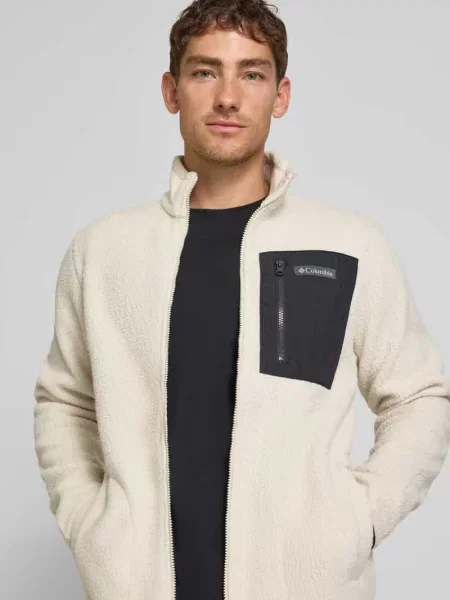 Kurtka z polaru z kieszenią na piersi i wyhaftowanym logo model ‘Jasper’ Columbia