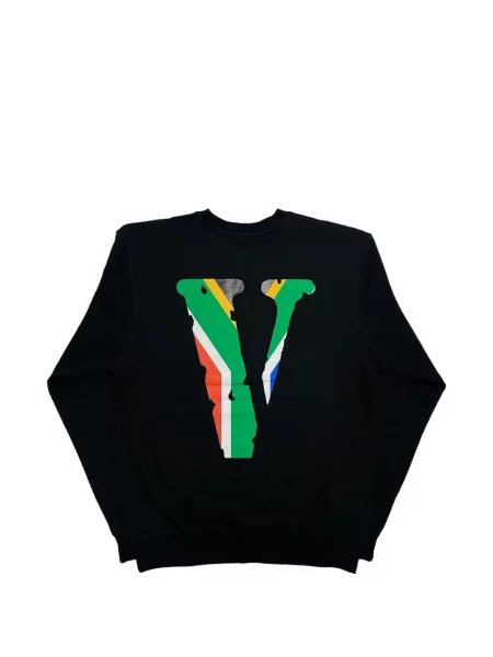 Суитчър Vlone с кръгло деколте черно
