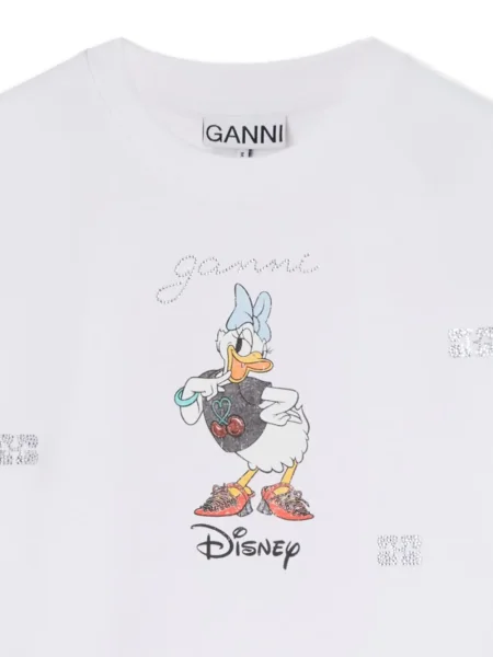 Тениска Ganni бяло