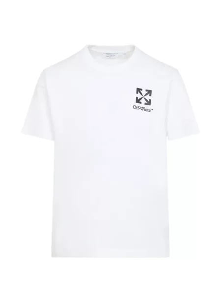 Tricou Off-white cu imagine alb