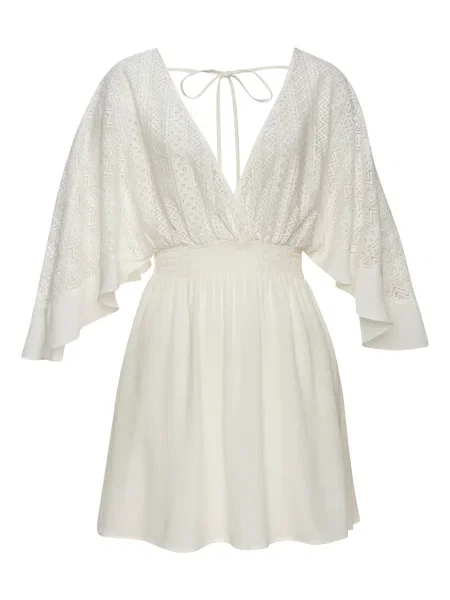 LASCANA Rochie de plaja murdar alb