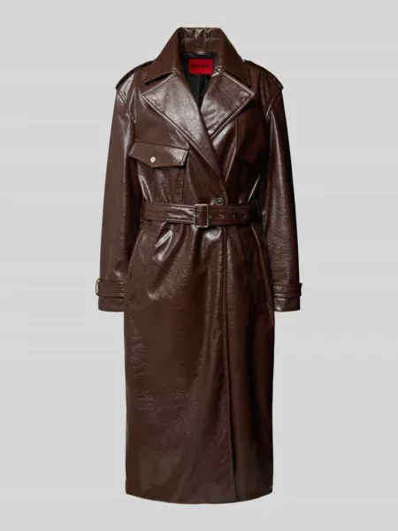 Hugo Trencz Z Imitacji Skóry braun brązowy