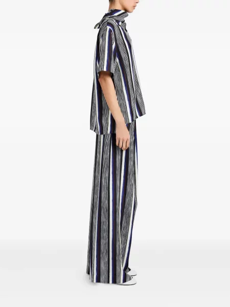 Pantaloni Proenza Schouler cu imagine negru