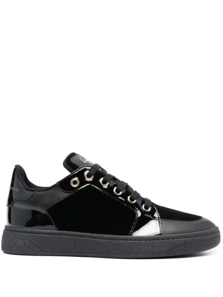 Sneakerși Giuseppe Zanotti din piele negru