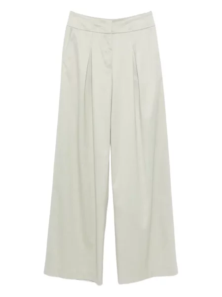 Pantaloni Peserico plisate verde