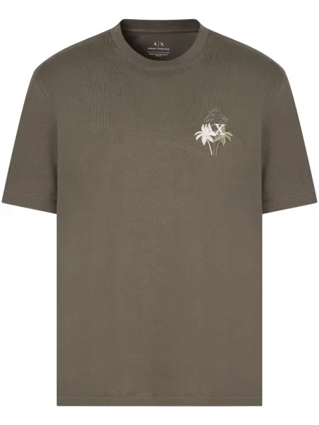 Tricou Armani Exchange verde