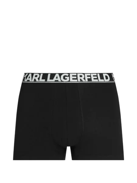 Șosete Karl Lagerfeld cu autograf negru