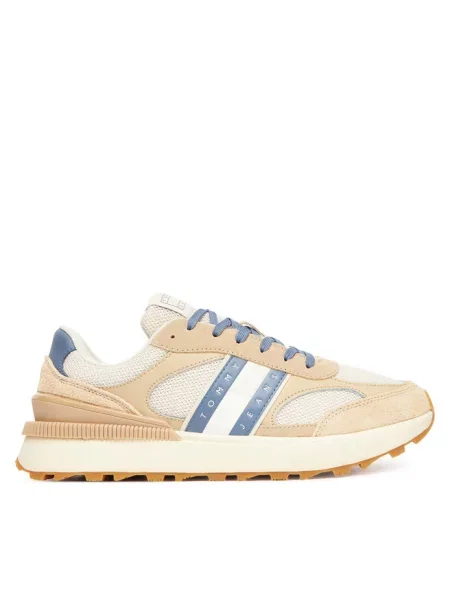 Sneakersy Tommy Jeans beżowe