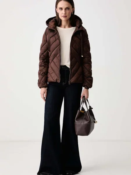 Gaudi geacă matlasată pentru femei maro
