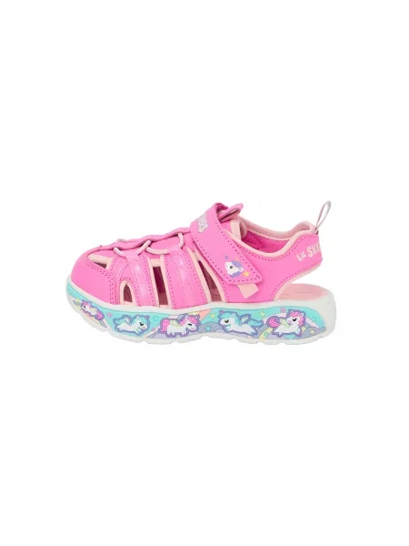 Sandali Skechers Play Scene Splash Cute Crew Roza bela