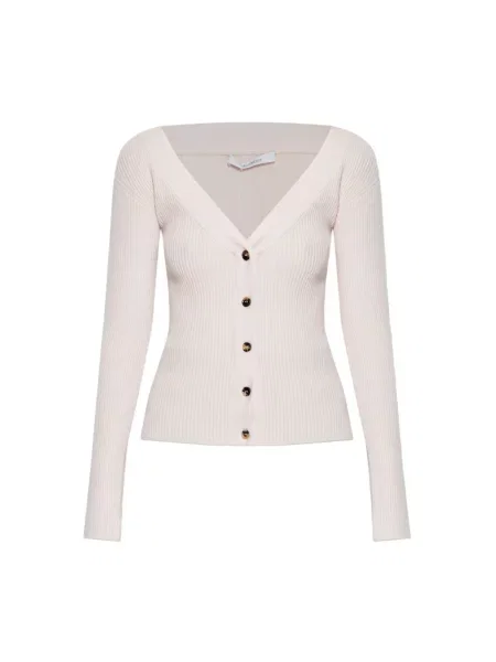 Kardigan Max Mara wełniany różowy