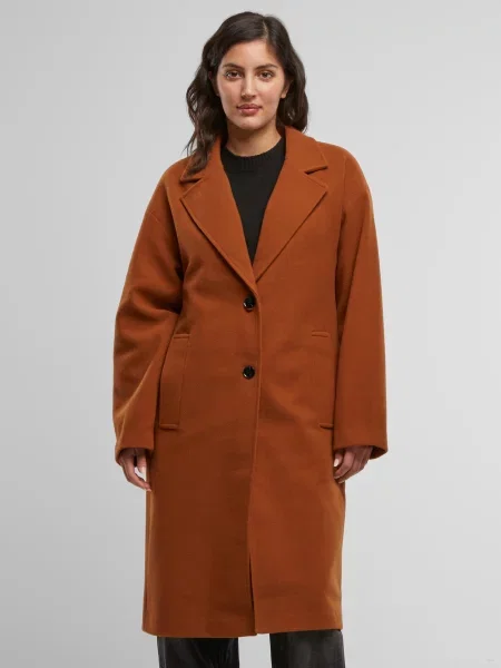 Urban Classics Přechodný kabát hnědá
