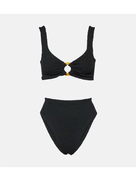 Bikini Hunza G frotte czarny