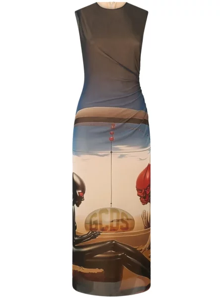 Rochie Gcds din tul albastru