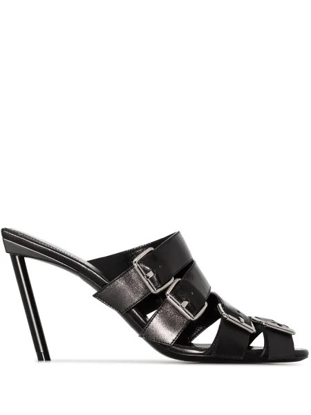 Papuci tip mules Balenciaga negru