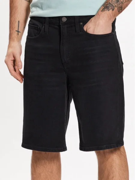 Calvin Klein Pantaloni scurți de blugi negru