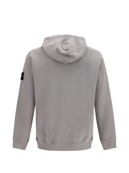 Džemperis su gobtuvu Stone Island akmenys pilka