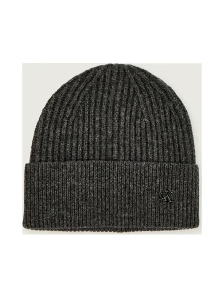 Calvin Klein Căciulă Ck Metal Wool Beanie gri