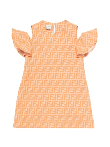 Rochie copii Fendi portocaliu
