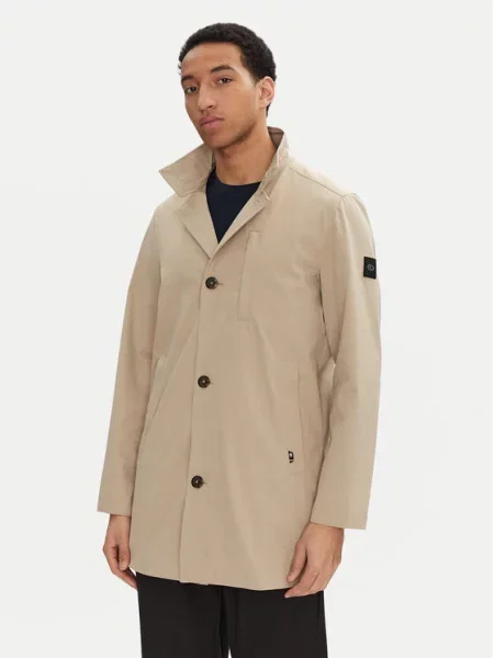 Tom Tailor Демісезонний плащ бежевий