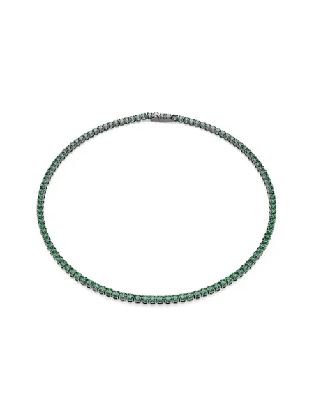 Swarovski naszyjnik z cyrkonią MATRIX zielony