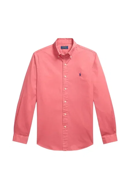 Cămașă Polo Ralph Lauren cu broderie roz