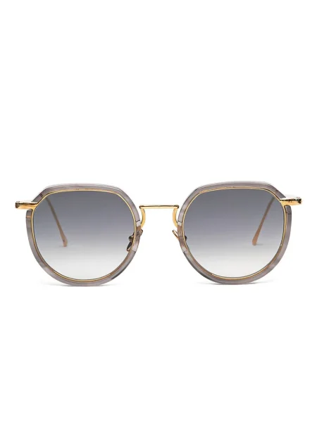 Ochelari de soare John Dalia cu imprimeu geometric gri