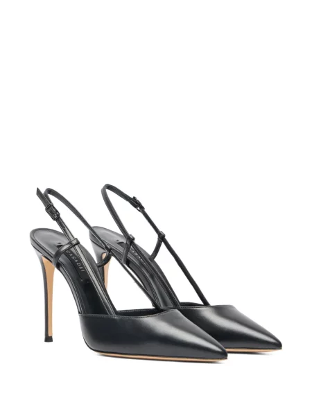 Pantofi cu toc Casadei slingback negru