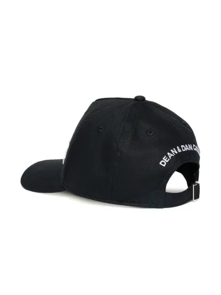 Czapka z daszkiem dziecięca Dsquared2 czarna