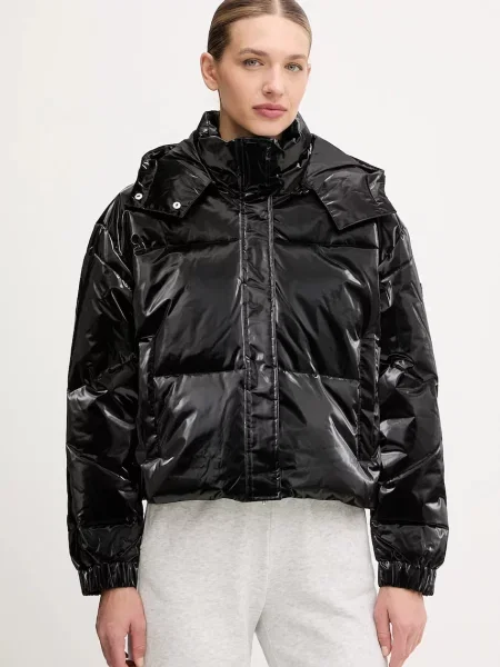 Emporio Armani geacă de iarna oversize negru
