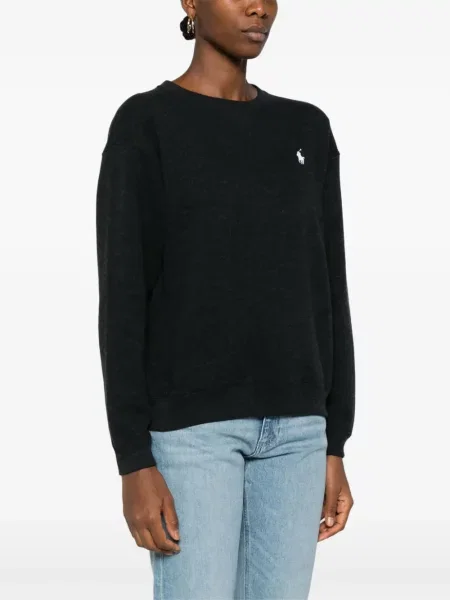 Polotričko Polo Ralph Lauren s výšivkou černé