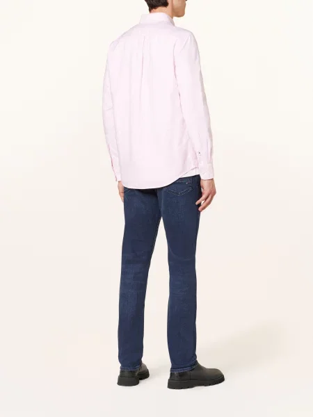 Tommy Hilfiger Koszula Oxford Regular Fit pink biała