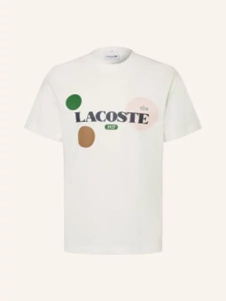 Lacoste T-Shirt weiss biała