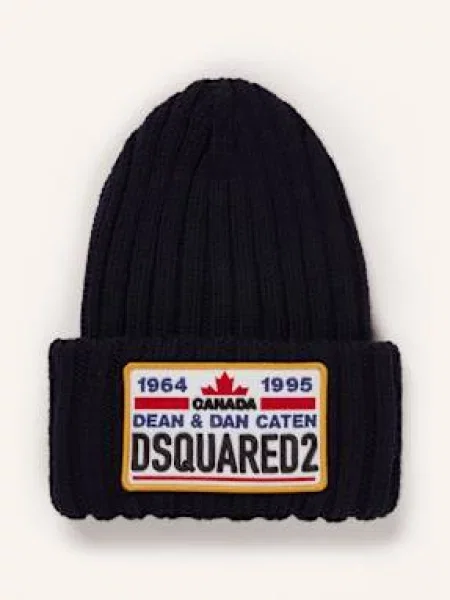 Čepice Risvolto tmavě modrá