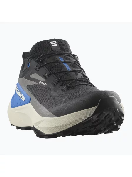 Кросівки для бігу Salomon Genesis GTX black/lunar rock/french blue чорні