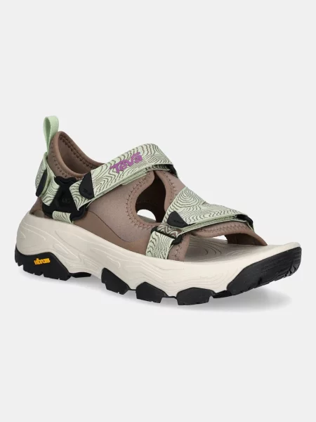 Сандали Teva Grandview Max Sandal с платформа кафяво