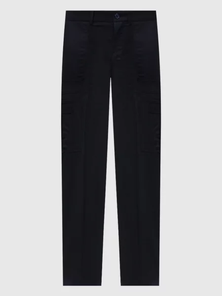 Карго з вовни з логотипом Stefano Ricci сині