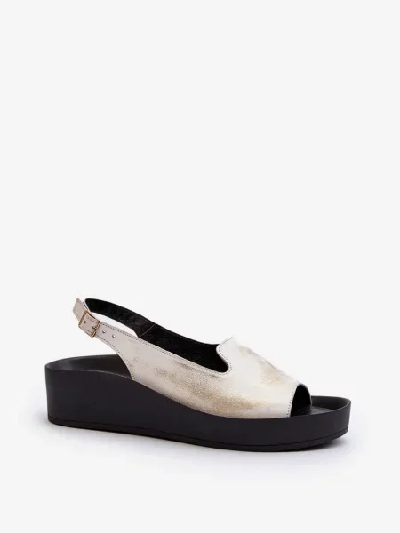 Kožené sandály Zazoo černé