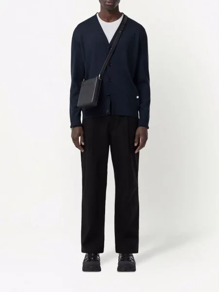 Cardigan Burberry de lână albastru