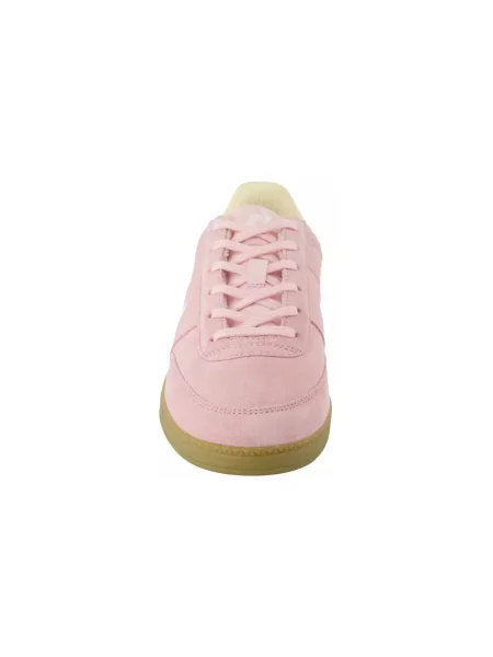Pantofi derby Le Coq Sportif din piele de căprioară roz