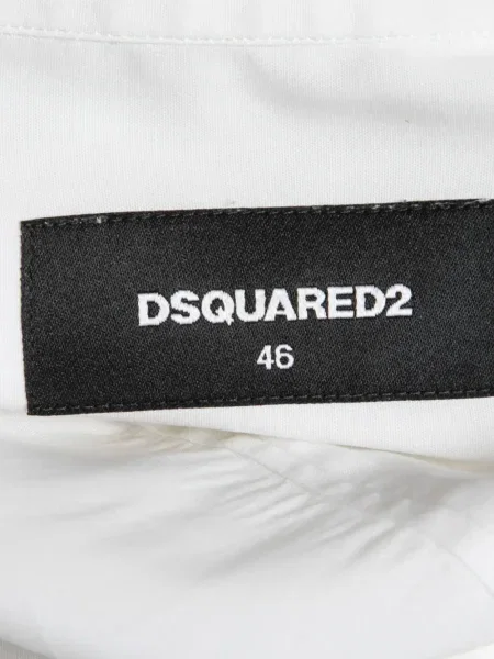 Cămașă Dsquared2 lungă alb