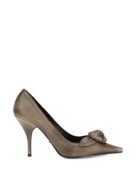 Pantofi cu toc Prada gri